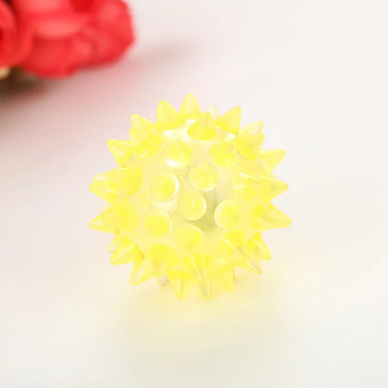 LED Blinking Cat Ball Rolling Glowing Balls Colorful Pet Playing Toy