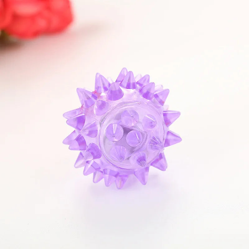 LED Blinking Cat Ball Rolling Glowing Balls Colorful Pet Playing Toy