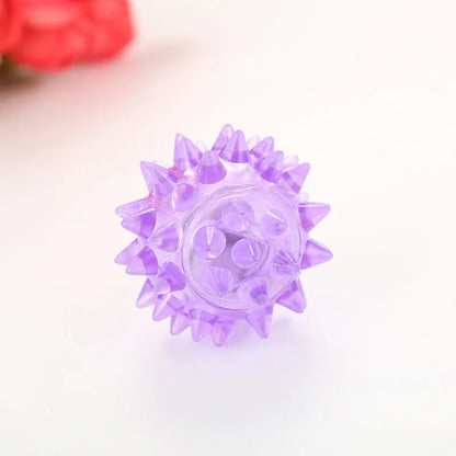 LED Blinking Cat Ball Rolling Glowing Balls Colorful Pet Playing Toy