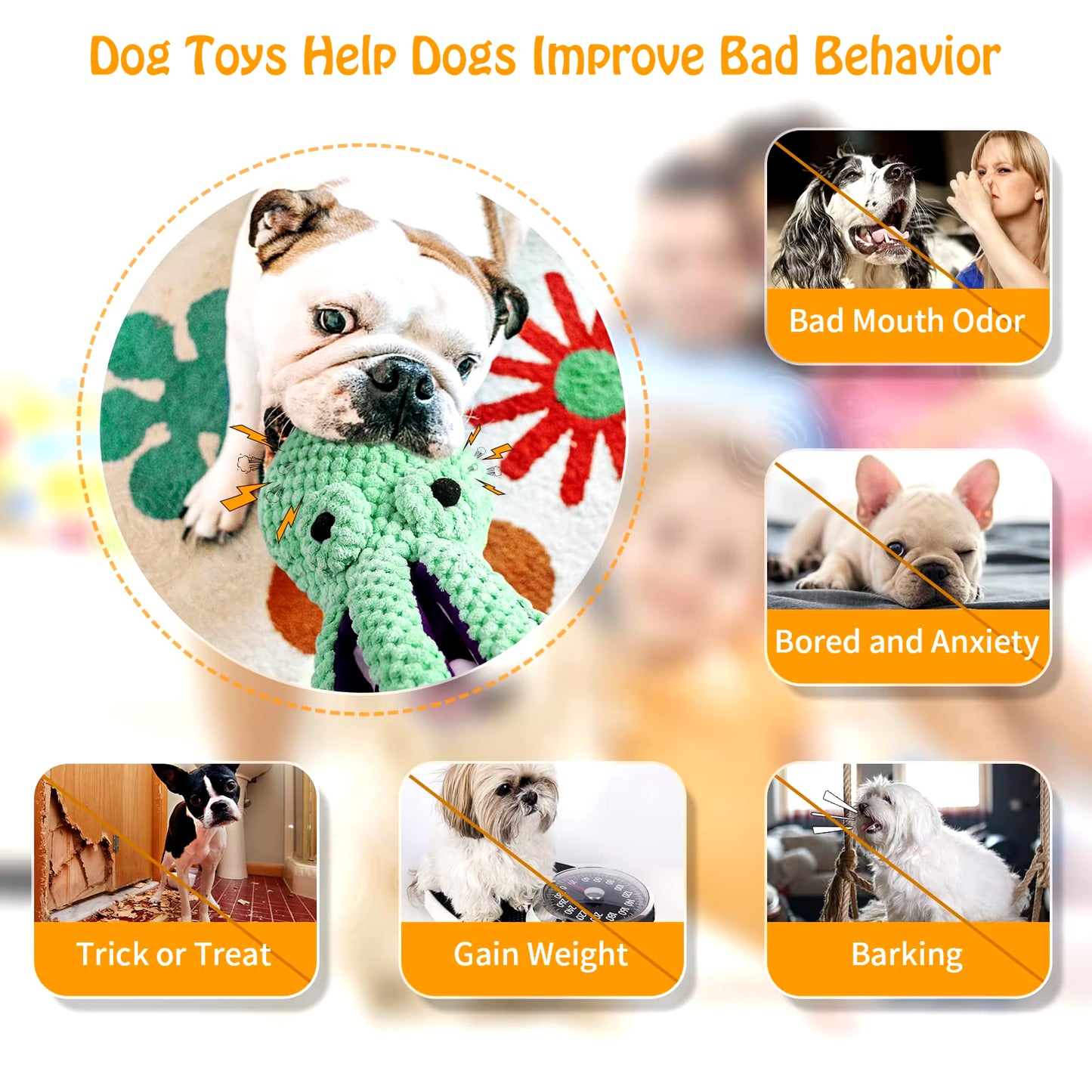 Pet Plush Toy Cat Dog Voice Octopus Shell Puzzle Toy Bite Resistant Interactive Pet Dog Teeth Cleaning Chew Toy Pet Supplies